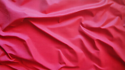 Obraz premium Vibrant red canvas texture with taut surface for art and design