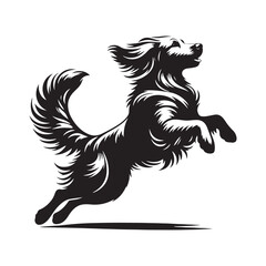 Golden Retriever Dog Silhouette - Golden Retriever Dog Vector - Illustration of Golden Retriever,