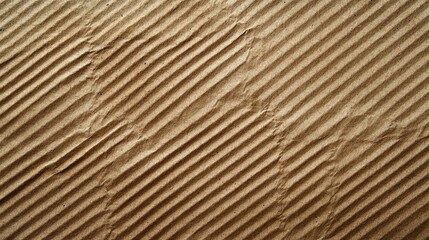 Obraz premium Textured Brown Cardboard Surface With Fine Lines