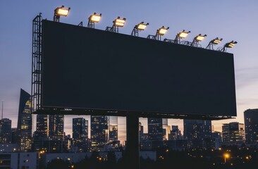 Obraz premium billboard at night