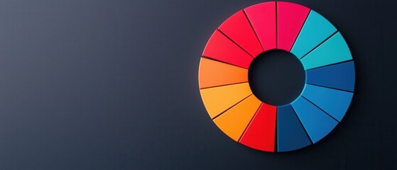 Hard Skills Infographics concept. Vibrant Circular Infographic Categorizing Technical Concepts