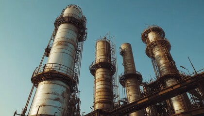 chimney of a factory