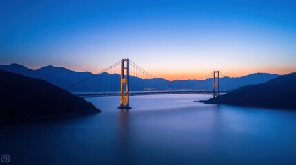 Obraz premium bridge at Dusk