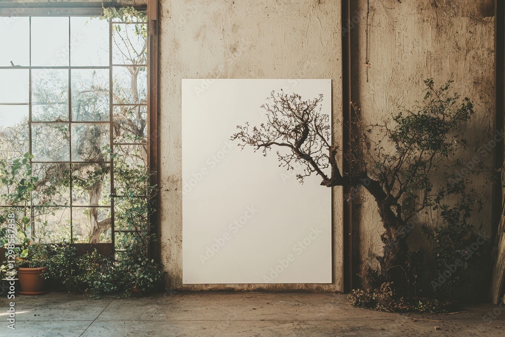 Poster the depiction shows a blank white calendar mockup in a front view with curved corners, isolated and 