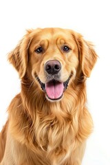 Golden ritriever portrait mammal animal.