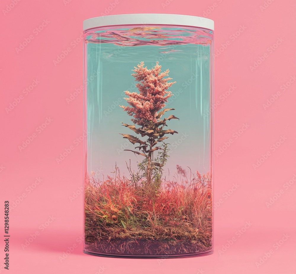 Poster a boho-style home interior background is shown with a close-up of a mock-up frame in a 3d render