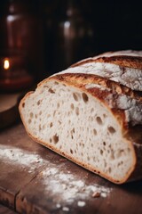 Sourdough bread baguette food freshness.