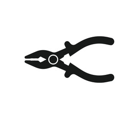 Obraz premium Simple Vector Illustration of a Pair of Pliers