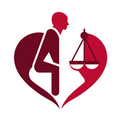 scales of justice and law