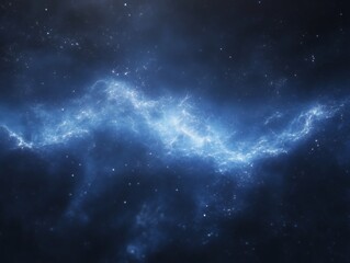 Naklejka premium minimalist glowing waves encrypted AI data deep space --ar 4:3