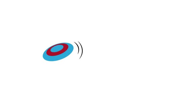 Frisbee Animation  Simple 