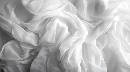 Obraz premium Soft, abstract pattern of overlapping light waves, gentle curves and movement creating a soothing effect.