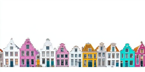 Fototapeta premium PNG image capturing the architecture of a house in a town located in Canada