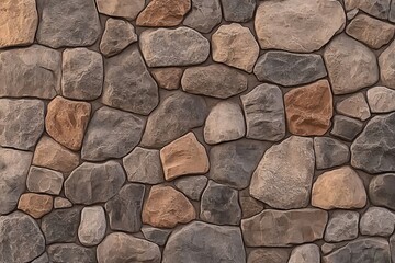 Fototapeta premium Stone wall texture background.