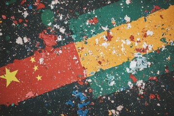 China's national flag and the LGBT flag are emblematic of the country's struggles with sexual minority rights, the safeguarding and infringement of human rights, and the relationship between