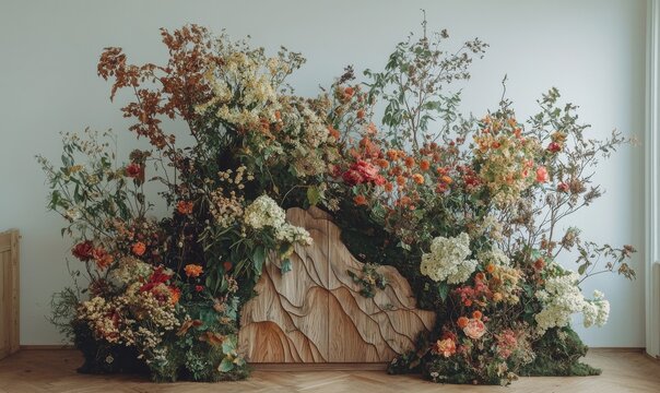 The boho style is characterized by terracotta wave forms that feature intricate linear designs, adding a modern bohemian flair