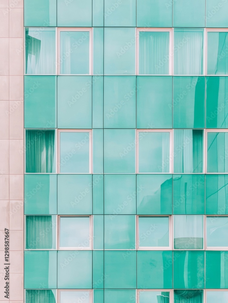Poster redesign your perception of modern architecture into a mesmerizing high-angle scene, accentuating sl