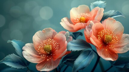 Spring flowers in bloom