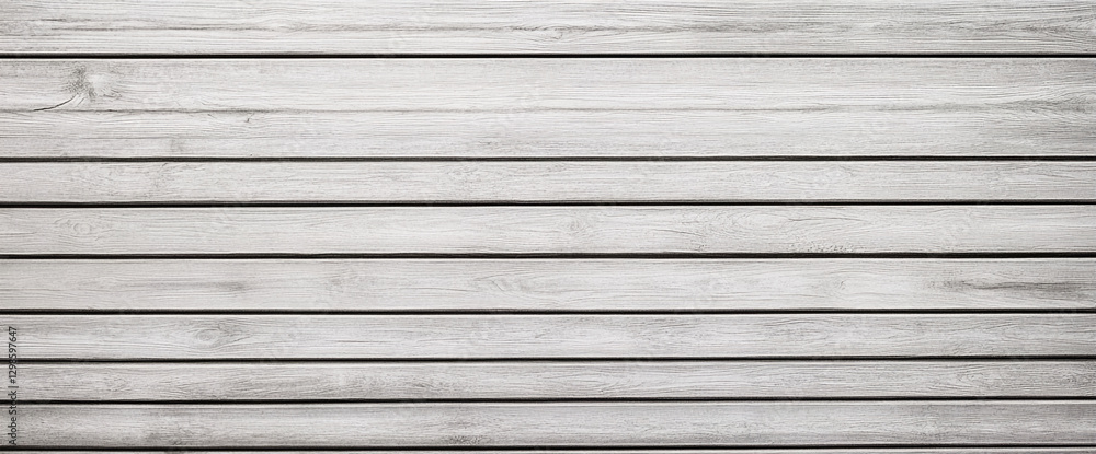 Poster close-up of light gray wooden floor panels with visible texture and grain, showcasing a minimalist d