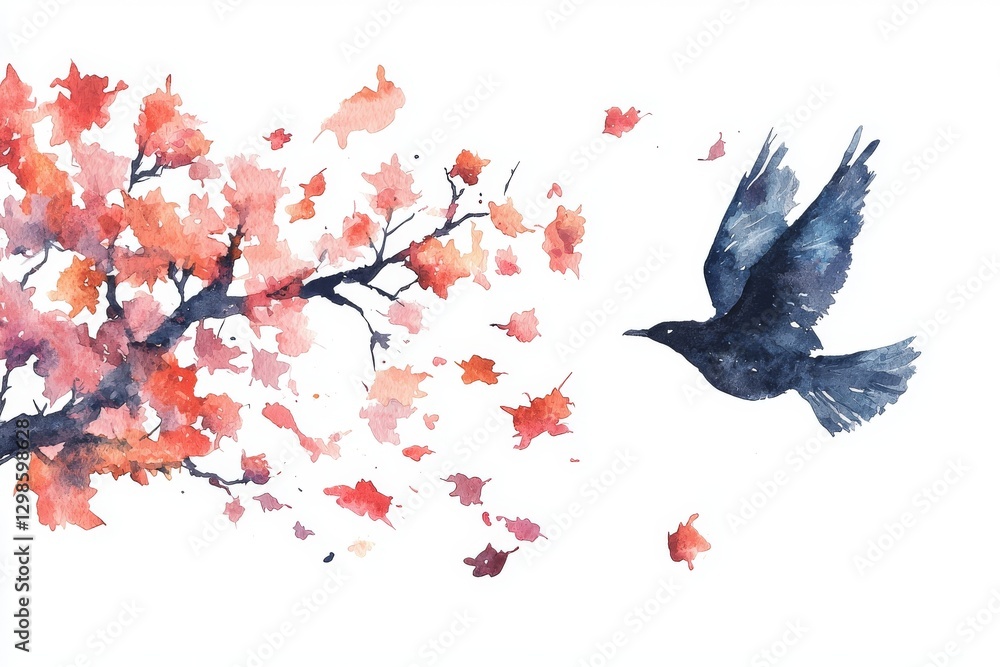 Poster a bohemian-style background with an abstract pattern in soft pastel colors is presented