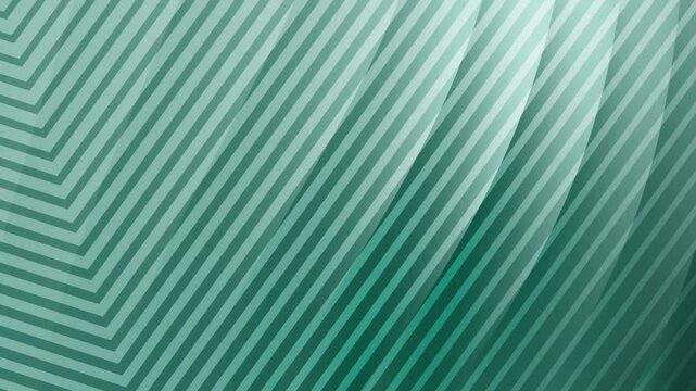 Abstract Teal Lines: A Geometric Design of Intersecting Stripes