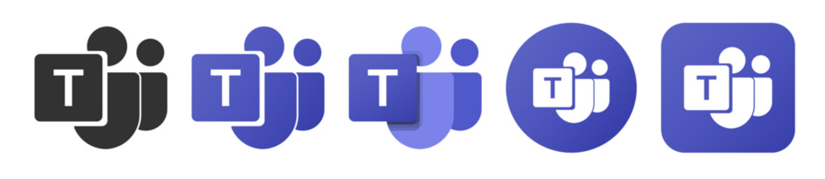 Microsoft Teams logo icon. Social media icon. Popular social media logo. Stock vector editorial. UKRAINE, KHARKIV, February 28 2025