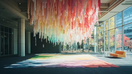 The corporate office features a vibrant Pride Month wall display adorned with LGBTQ+ icons, commemorating queer history and highlighting the numerous contributions that LGBTQ+ individuals have made