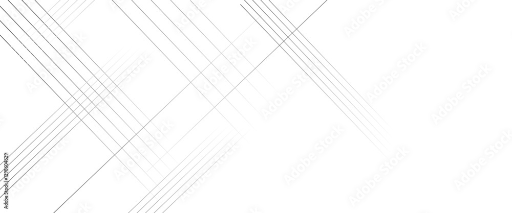 Leinwandbilder Vector gradient gray line abstract pattern Transparent monochrome striped texture, minimal background.