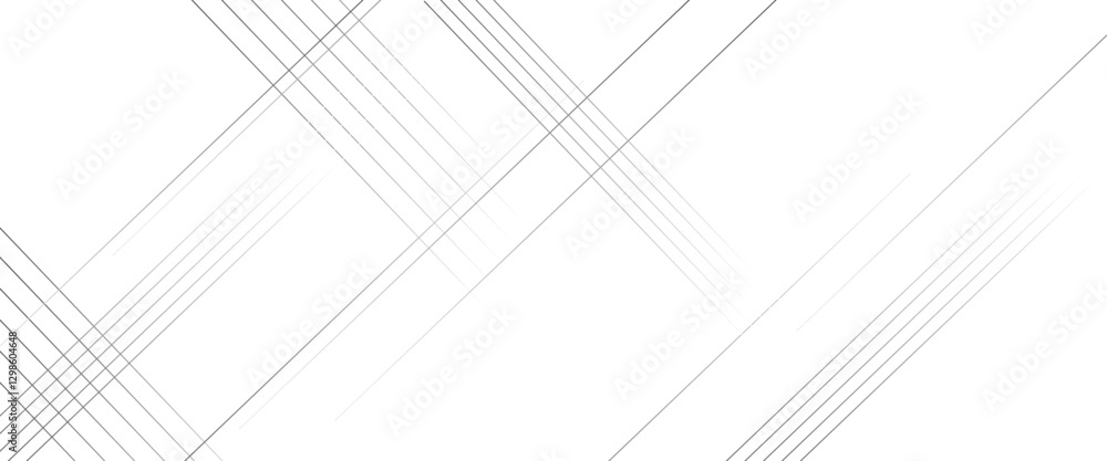 Aufkleber Vector gradient gray line abstract pattern Transparent monochrome striped texture, minimal background.