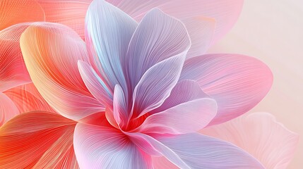 Fototapeta premium Detailed illustration of a stylized flower with radiant petals high resolution picture