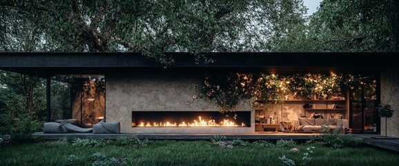 Contemporary fireplace designs for living rooms incorporating neutral color schemes