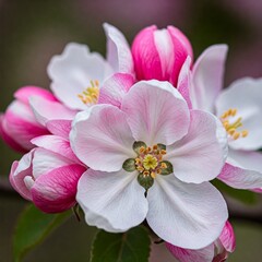 Obraz premium Colorful flowers and foliage background