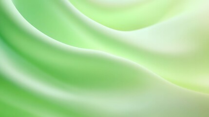 Obraz premium Soft green abstract background with gentle wave patterns perfect for design projects