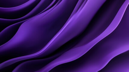 Obraz premium abstract background with deep purple silk folds, elegant texture, refined minimalism, modern and sophisticated look stock minimalistic photo