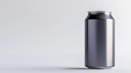 Sleek, minimalistic can design stands out against soft, neutral