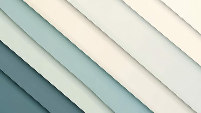 Minimalist geometric abstract design with overlapping diagonal layers in neutral tones