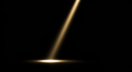 Illuminating Spotlight: A dramatic beam of light pierces through the darkness, casting a brilliant spotlight, creating a powerful symbol of illumination and focus