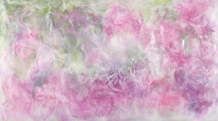 Abstract Pink Green Pastel Swirls Background Texture