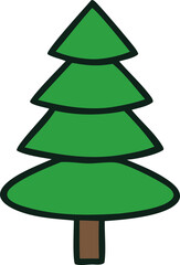 Obraz premium tree illustration svg