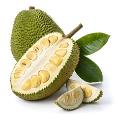 Fototapeta premium Jackfruit isolated on white background
