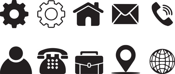 Web icon set. Website set icon vector.Business icon set for computer and mobile 