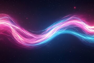 Fototapeta premium futuristic glowing plasma wave neon gradients