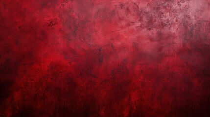 Deep Red Abstract Background with Textured Smoke Effect