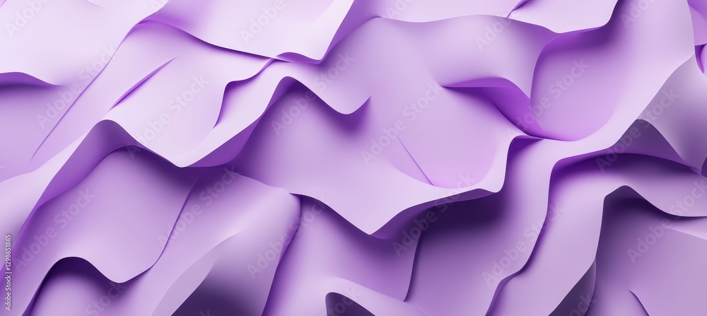 Poster abstract purple wavy background with soft curves and textures for modern design and creative applica