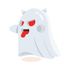 Check this spooky yet cute 3d icon of halloween ghost