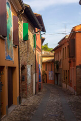  View of the village of Dozza