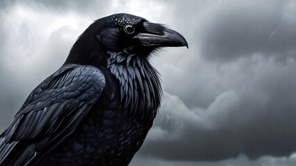 Dark Illustration for World Goth Day: Moody and Atmospheric Gothic Artwork in Black and Grey Tones