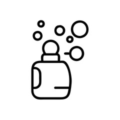 Obraz premium Bubble machine, black and white, playful entertainment symbol