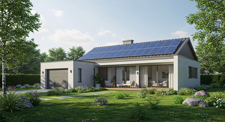 house on a sunny day