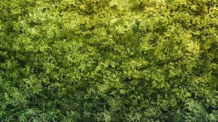 Verdant tapestry, A textured mosaic of green foliage and plant life